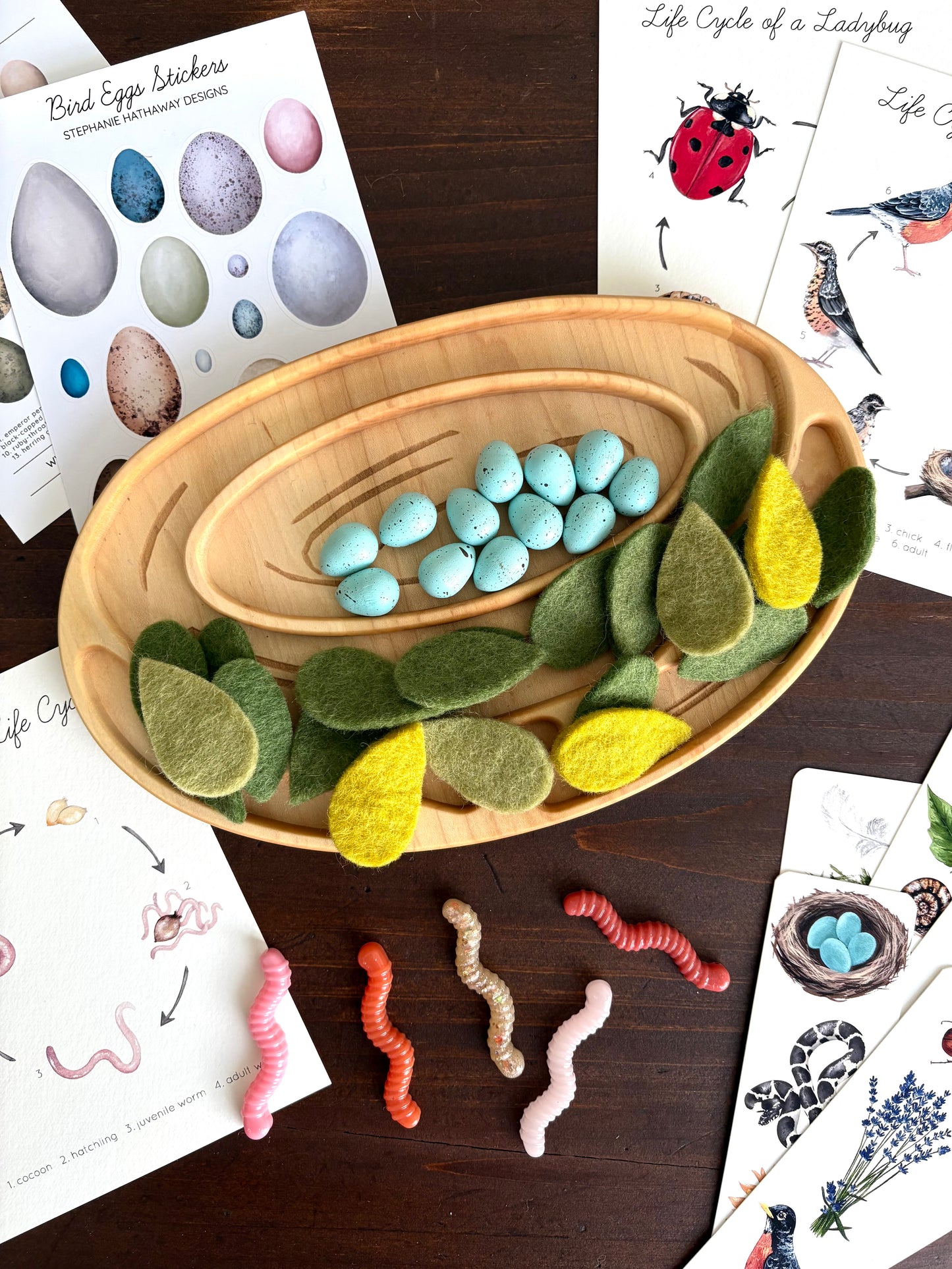 Wood Nest Tray