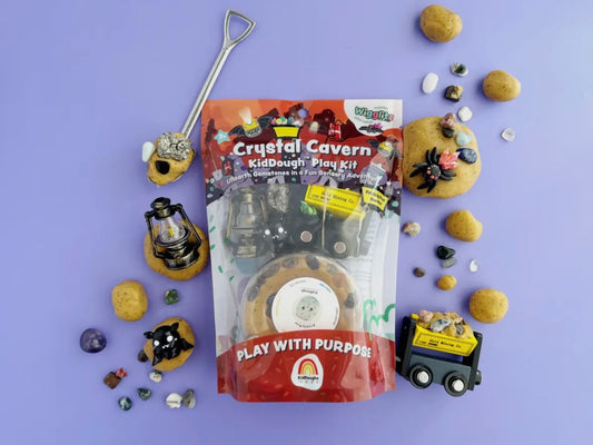 Crystal Cavern Play Dough Kit Featuring Wigglitz