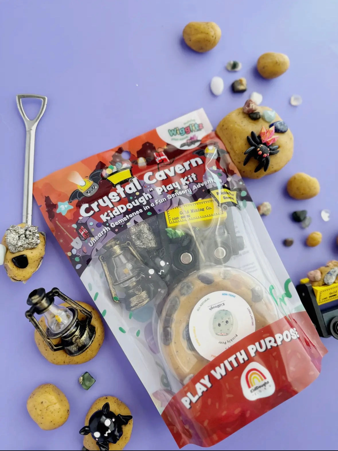 Crystal Cavern Play Dough Kit Featuring Wigglitz