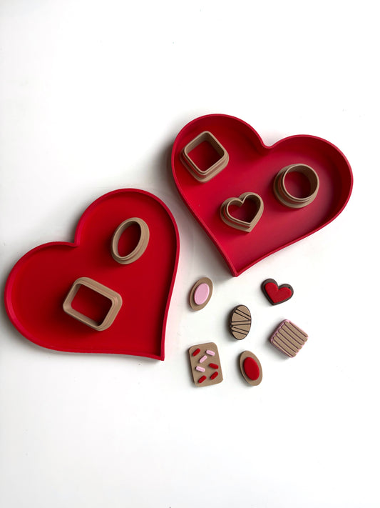 Chocolate Box Set with Eco Dough Cutters by T. C. Play