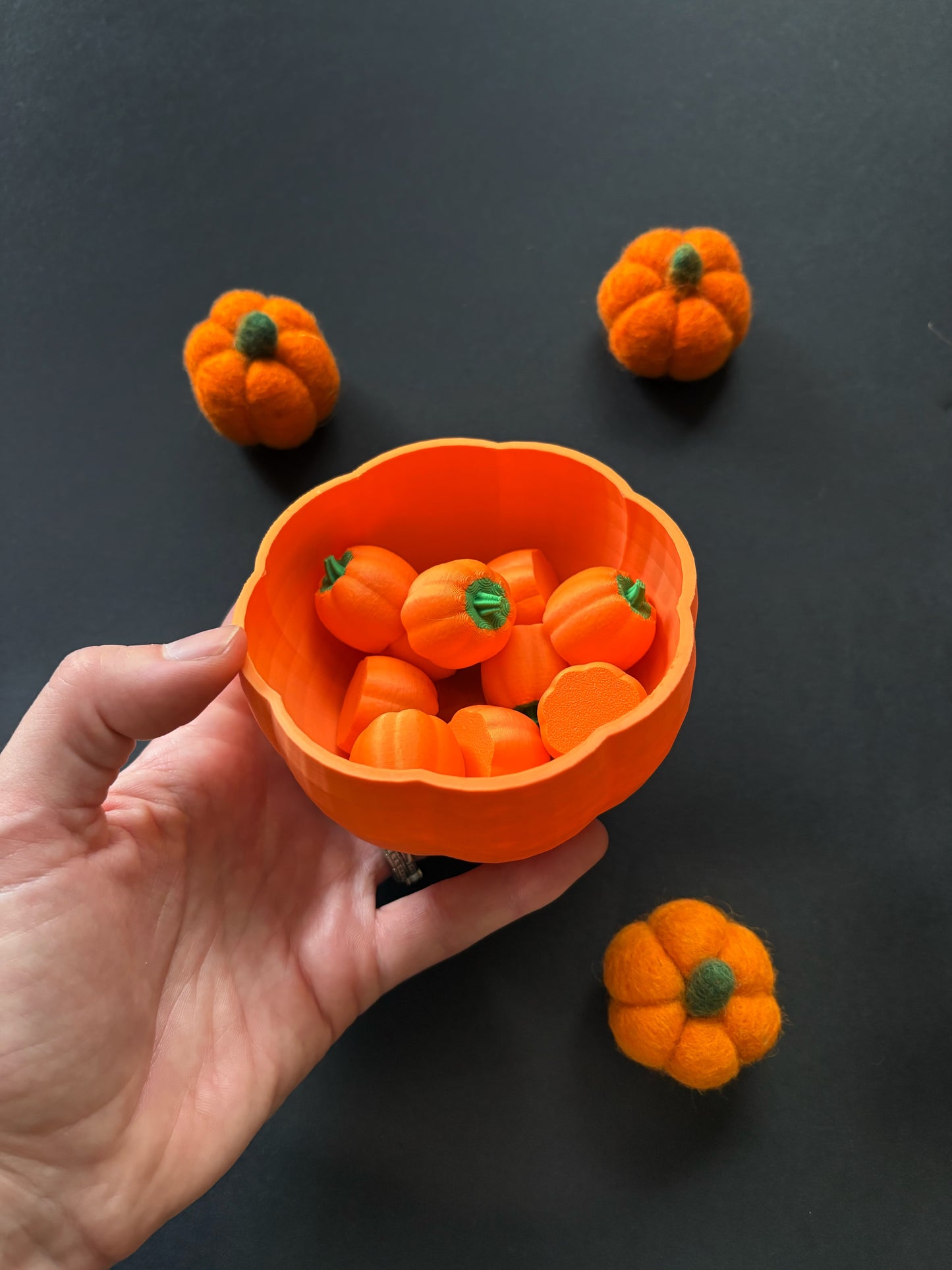 Pumpkin Eco Basket with Fillers by T. C. Play
