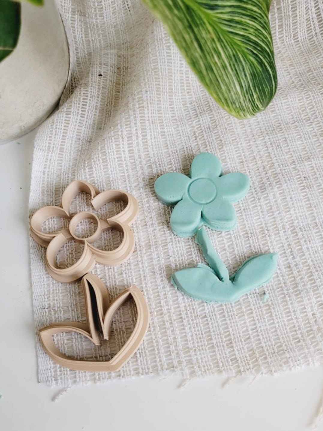 Flower with Stem Eco Dough Cutter Set by T. C. Play