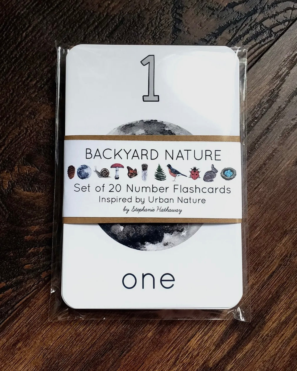 Backyard Nature Flash Cards, Numbers 1-20