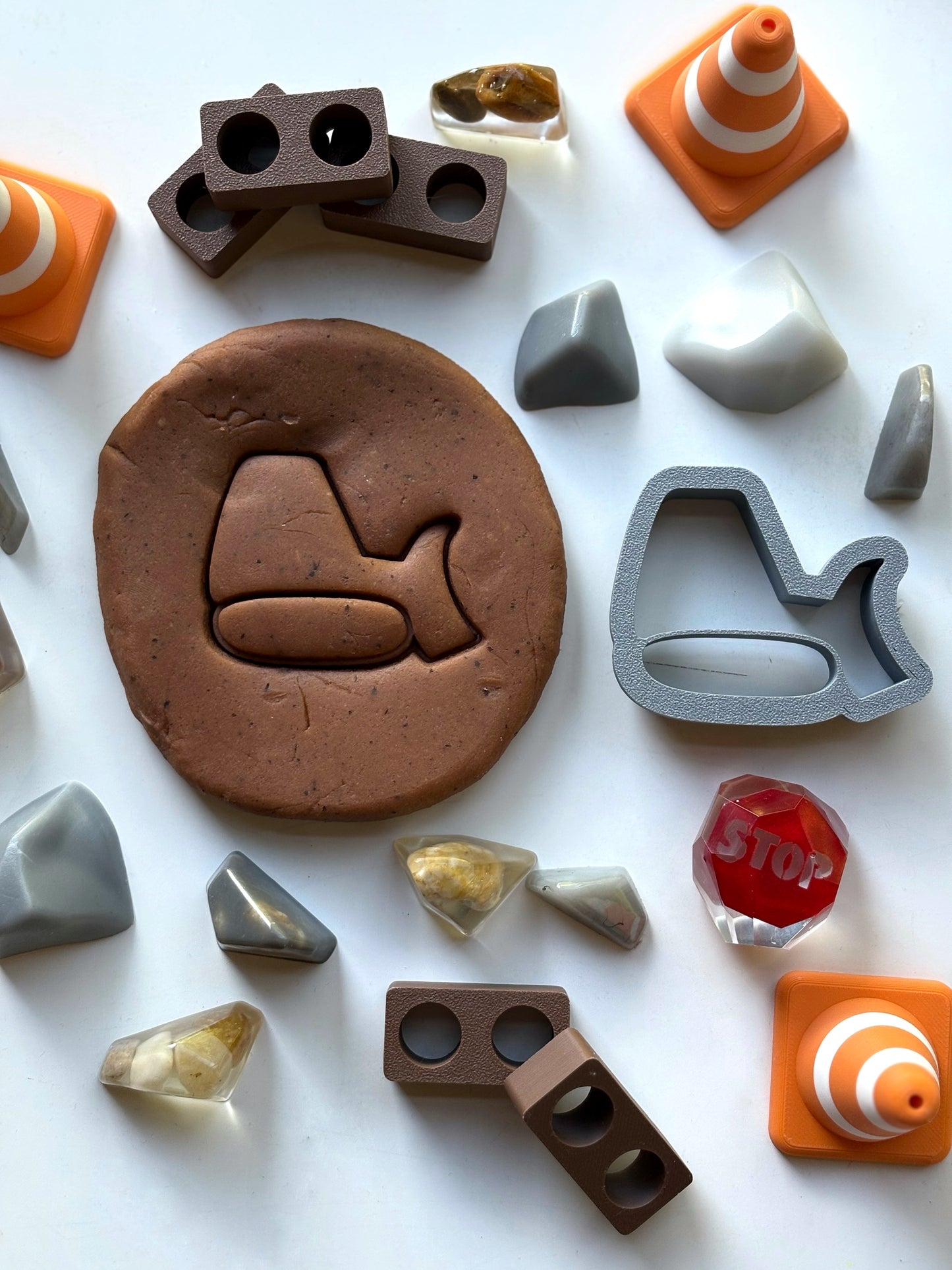 Construction Eco Dough Cutter Set by T. C. Play