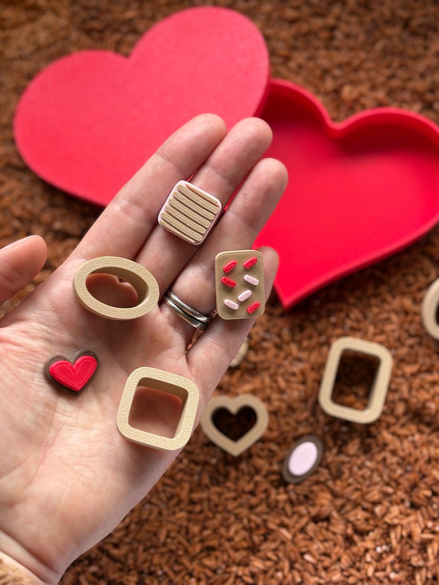 Chocolate Box Set with Eco Dough Cutters by T. C. Play