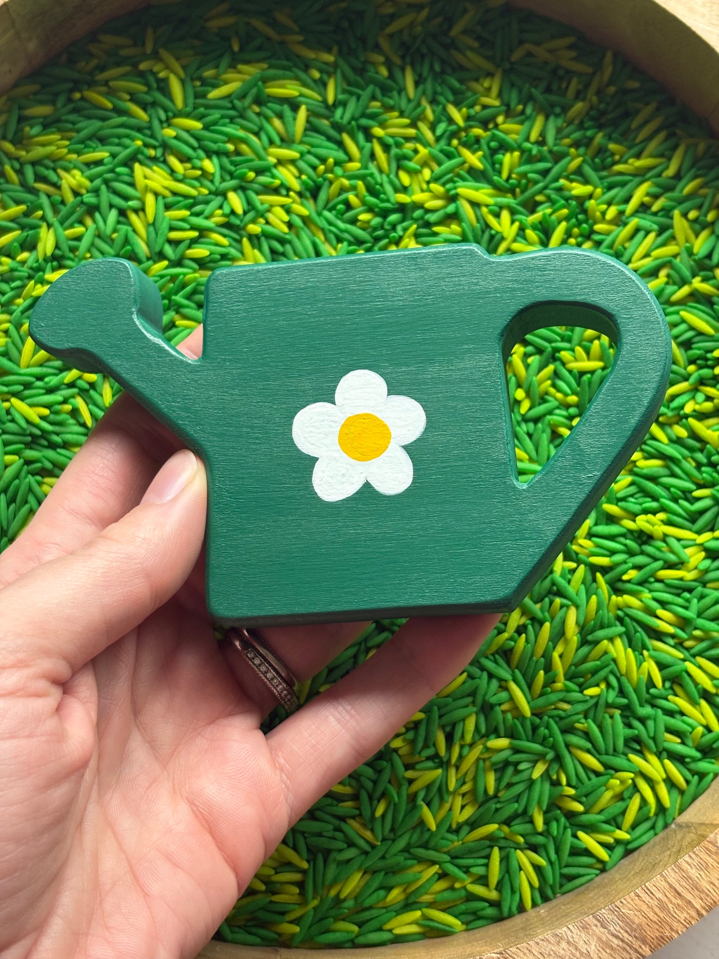 Watering Can Chunky Wood Cutout