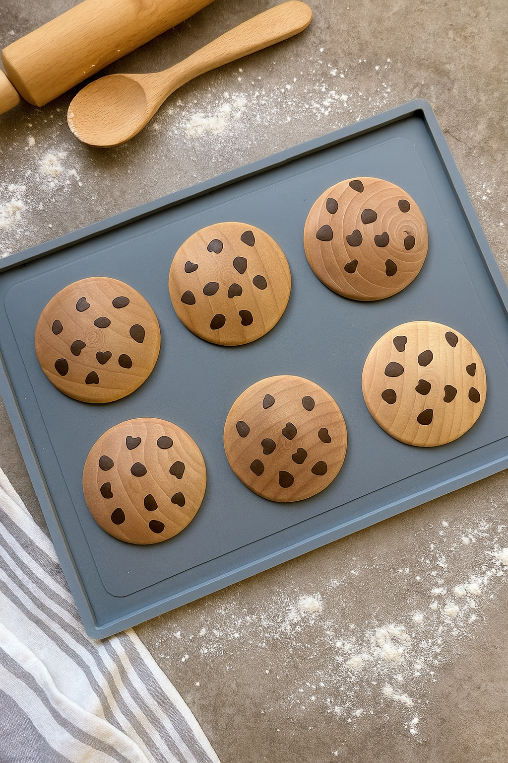 Wood Cookie Set
