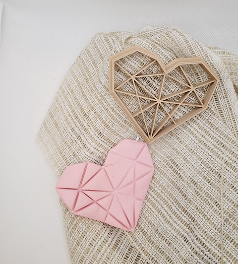 Heart Geode Eco-Friendly Dough Cutter by T. C. Play