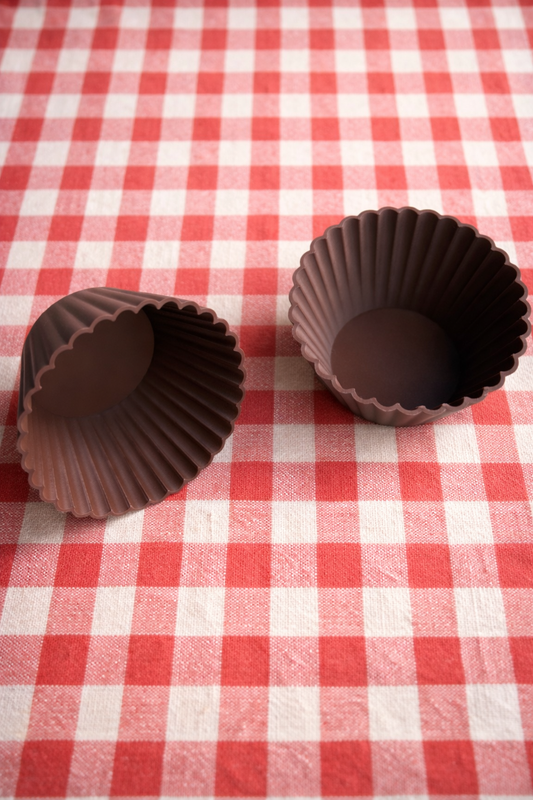 Chocolate Brown Cupcake Eco Liner Set by T. C. Play