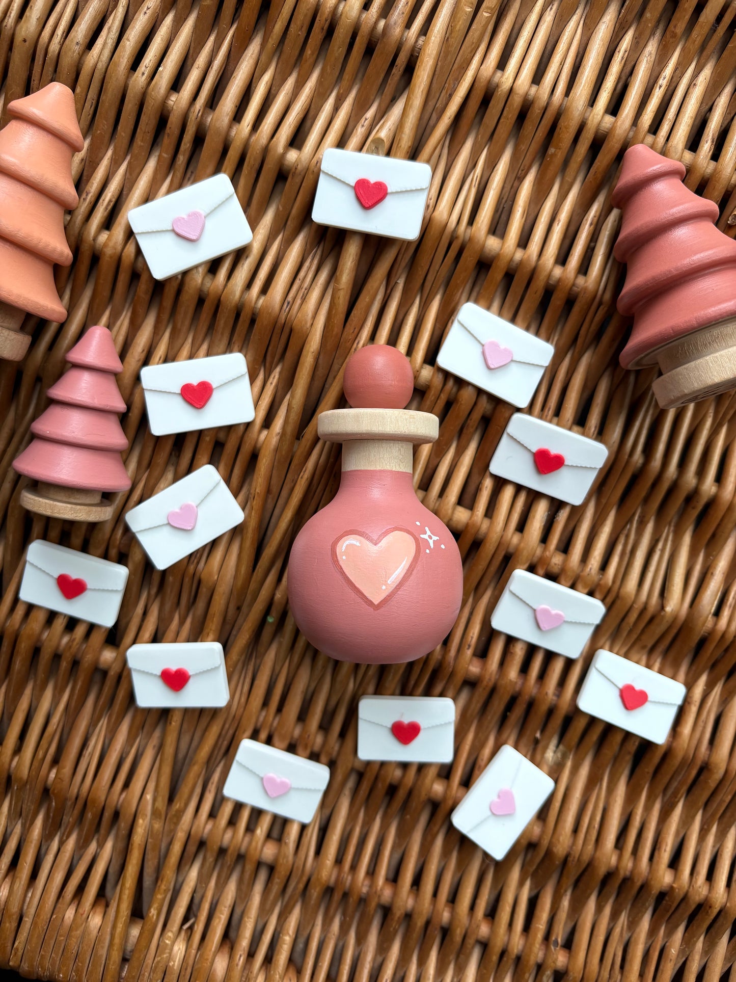 Love Potion Wood Bottle