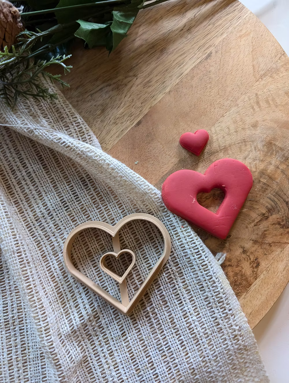 Heart with Cutout Dough Cutter by T. C. Play